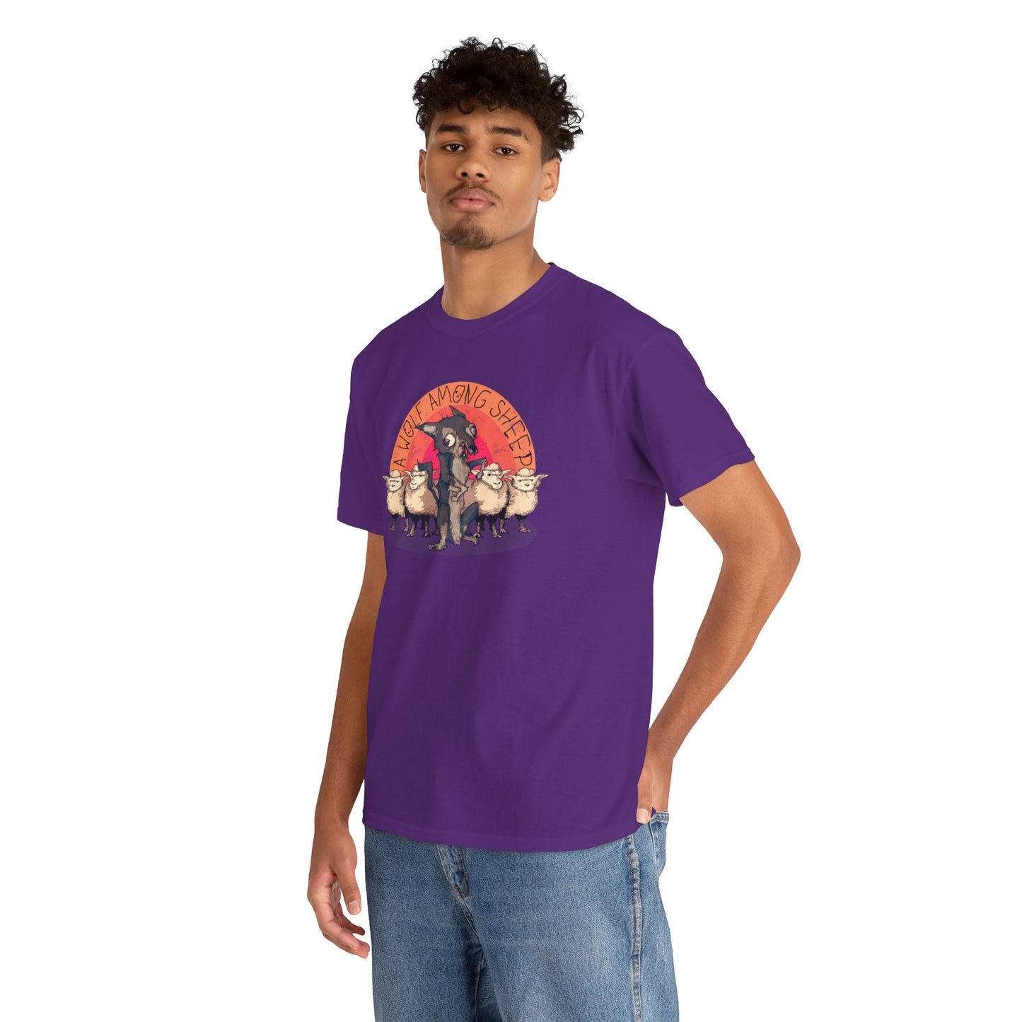 A Wolf Among Sheep Unisex Heavy Cotton Tee