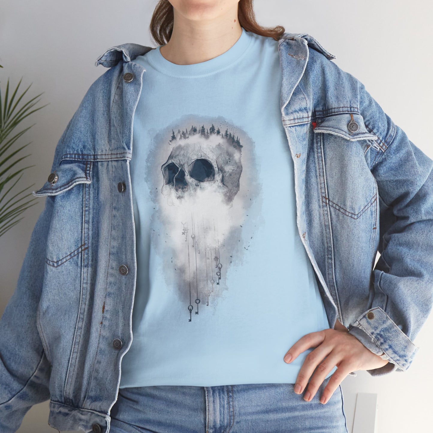 Elemental Skull Air Unisex Heavy Cotton Tee