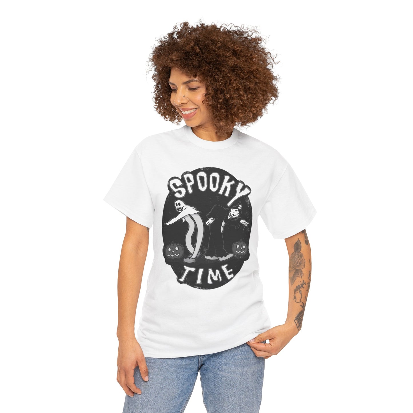 Spooky Time Unisex Heavy Cotton Tee