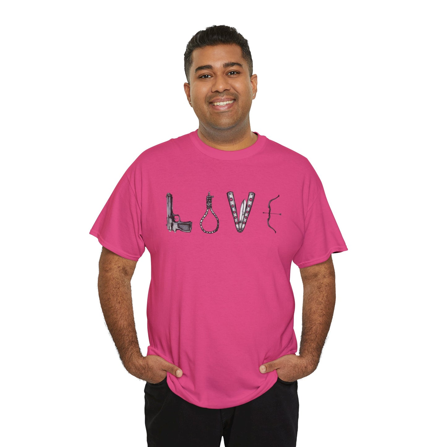 Love Is Death Unisex Heavy Cotton Tee