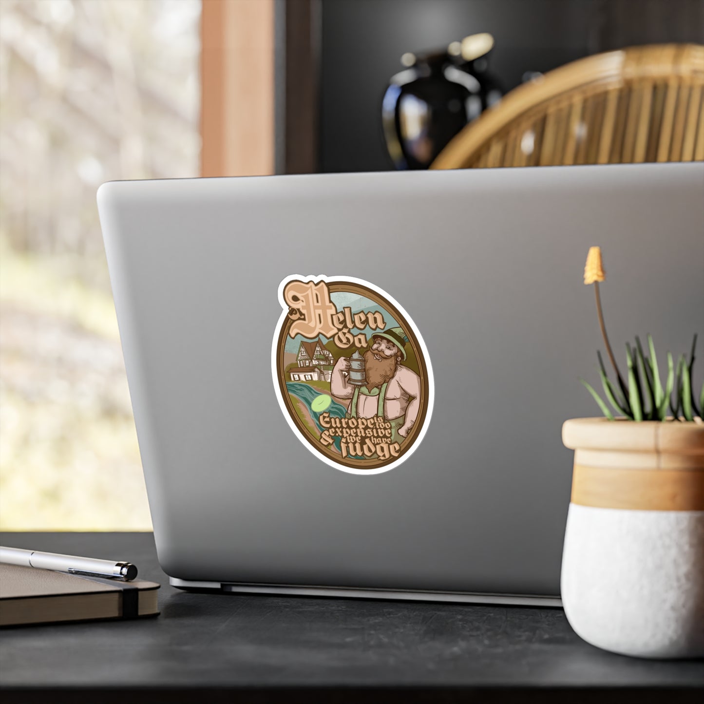 Helen GA Kiss-Cut Vinyl Decal