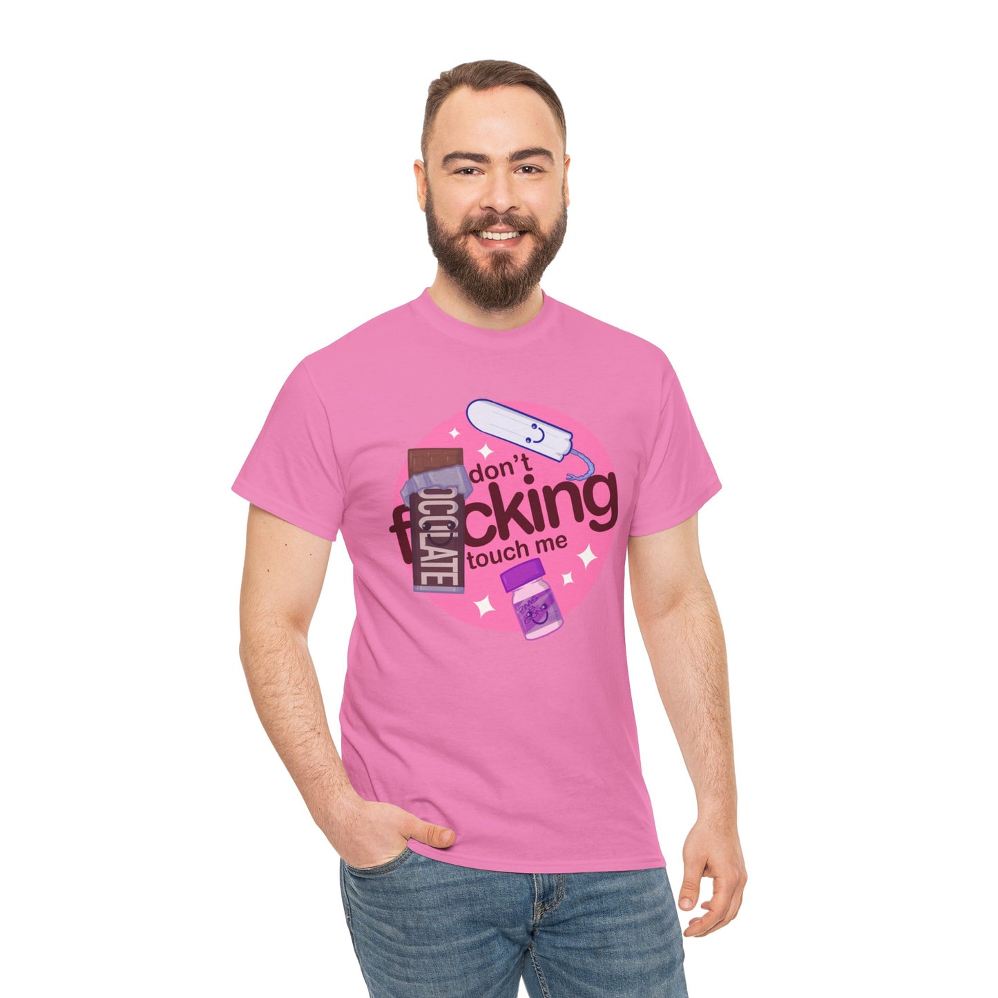 Don't Touch Me Unisex Heavy Cotton Tee