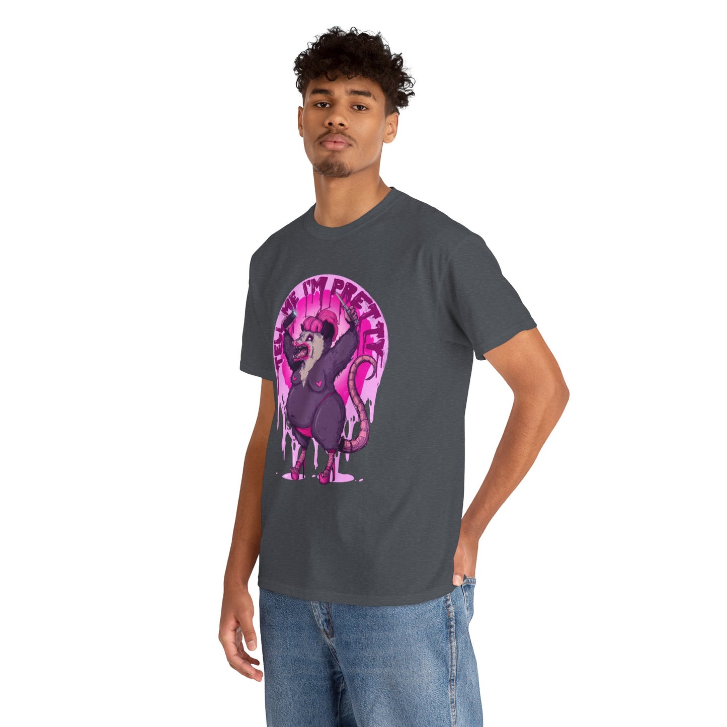 Pretty Opossum Unisex Heavy Cotton Tee