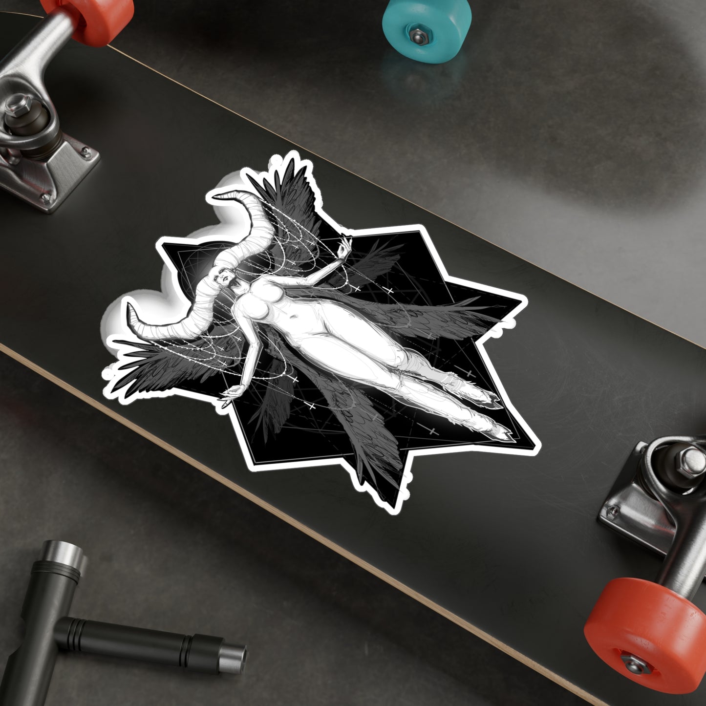 The Deceiver Kiss-Cut Vinyl Decal
