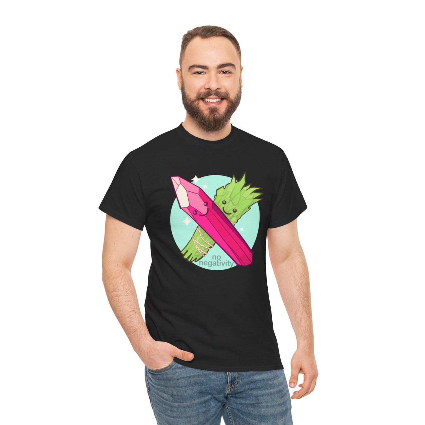 No Negativity Unisex Heavy Cotton Tee