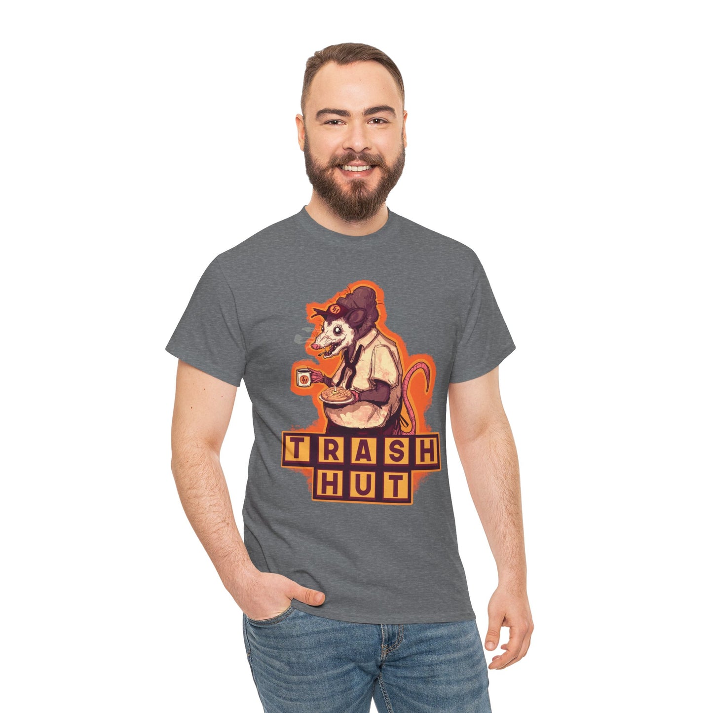 Trash Hut Unisex Heavy Cotton Tee