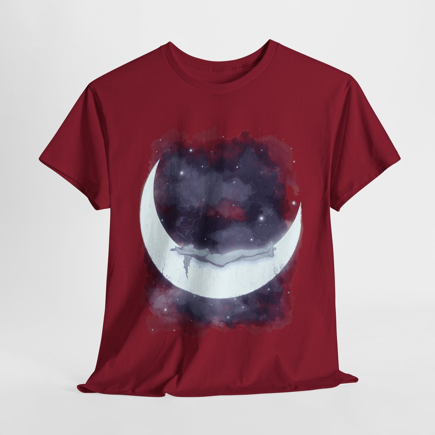 The Girl Who Loved The Moon Unisex Heavy Cotton Tee