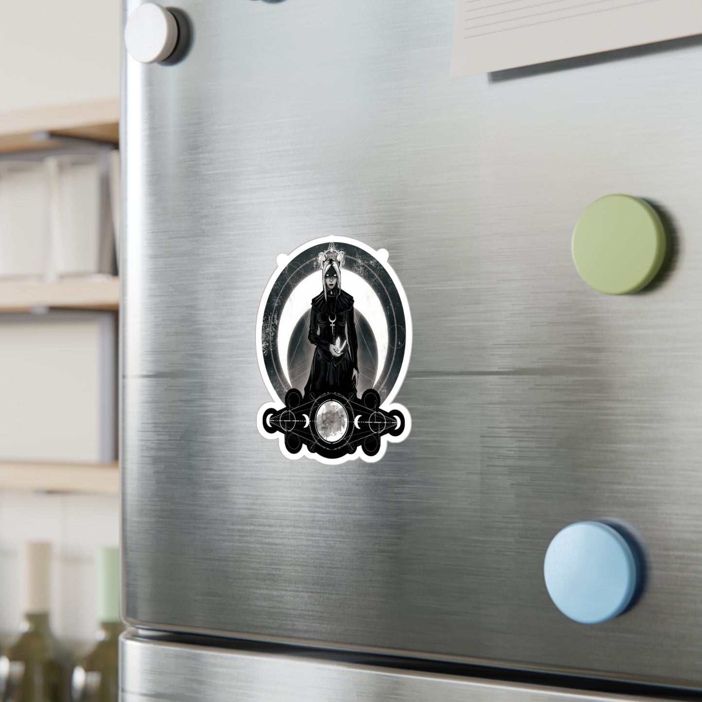 Moon Goddess Kiss-Cut Vinyl Decal