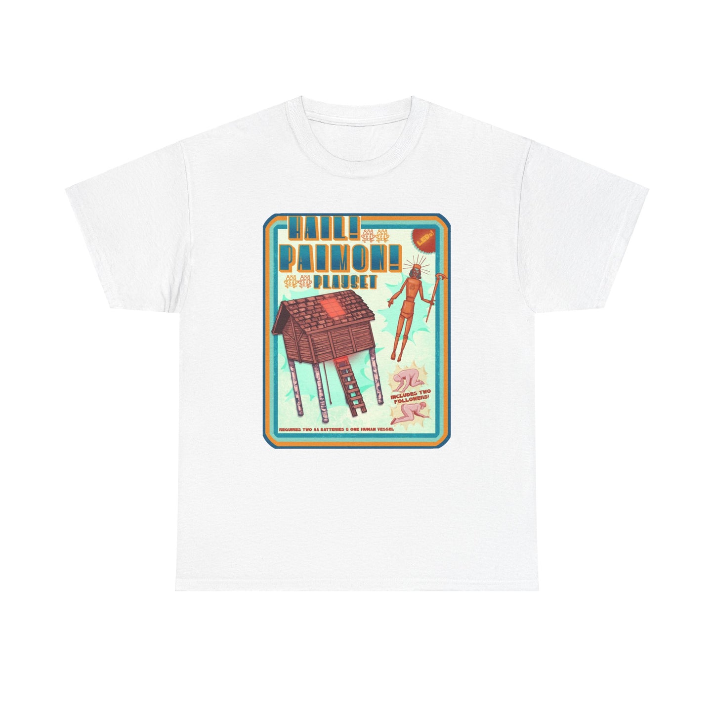 Hail Paimon Playset Unisex Heavy Cotton Tee
