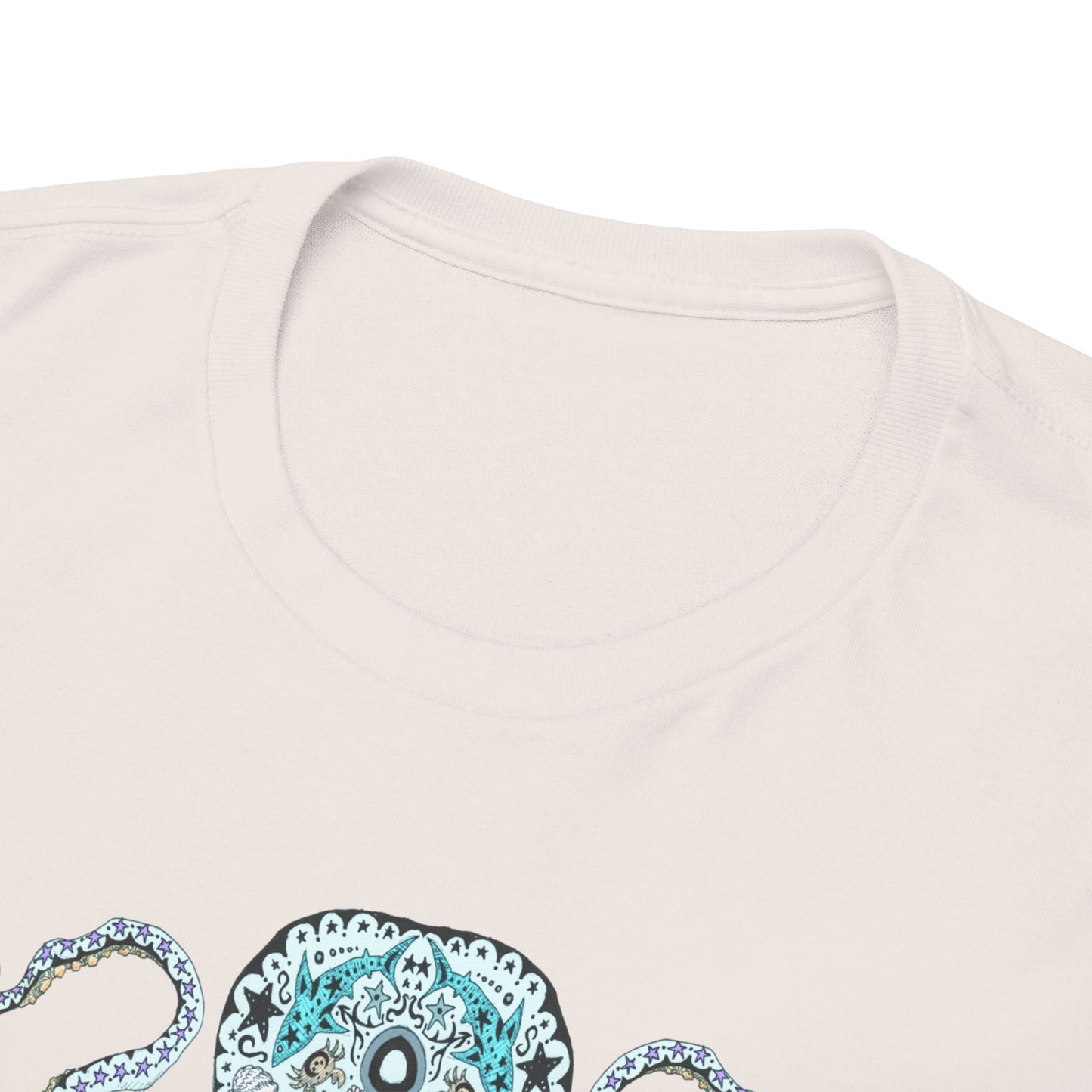 Octopus Sugar Skull Unisex Heavy Cotton Tee