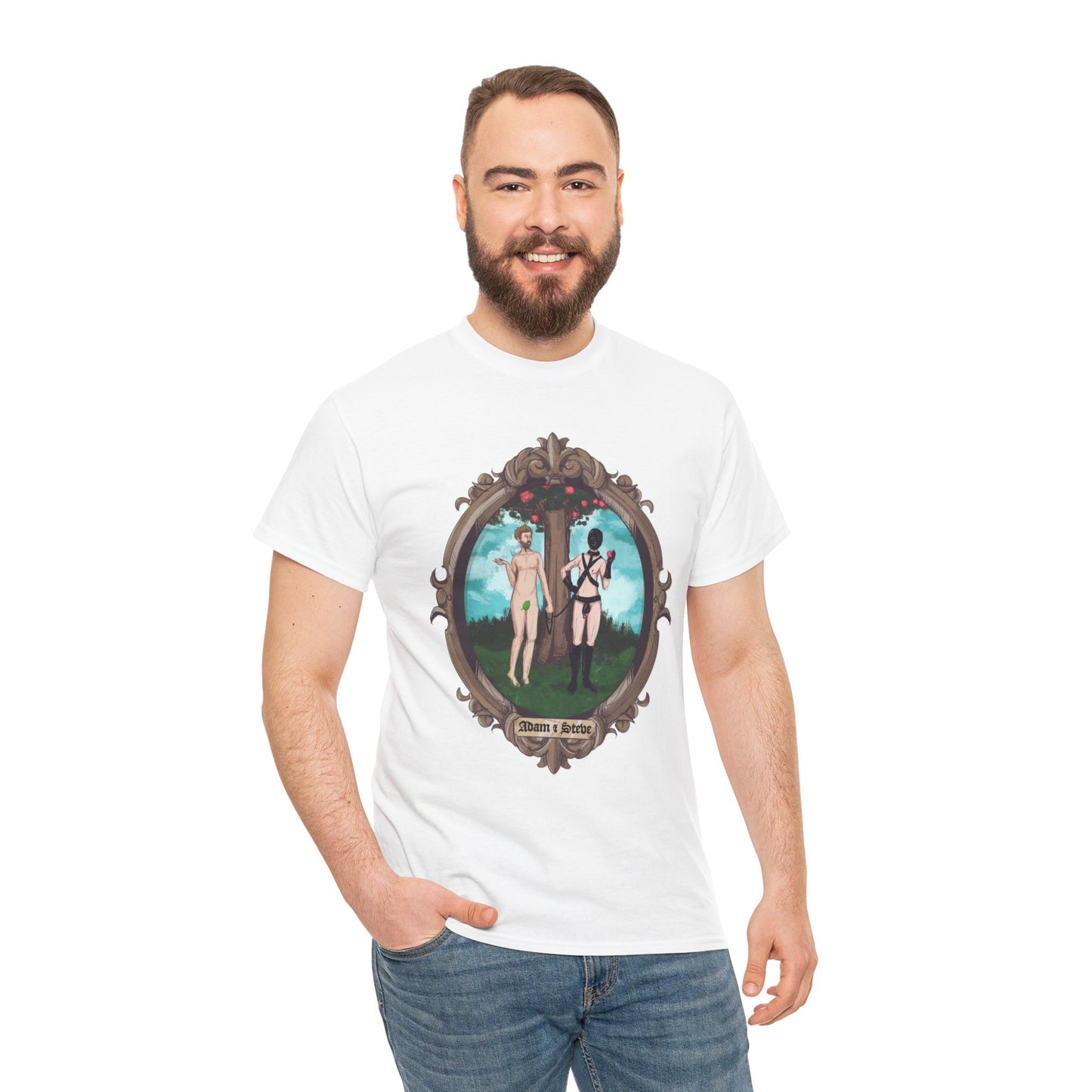 Adam & Steve Unisex Heavy Cotton Tee