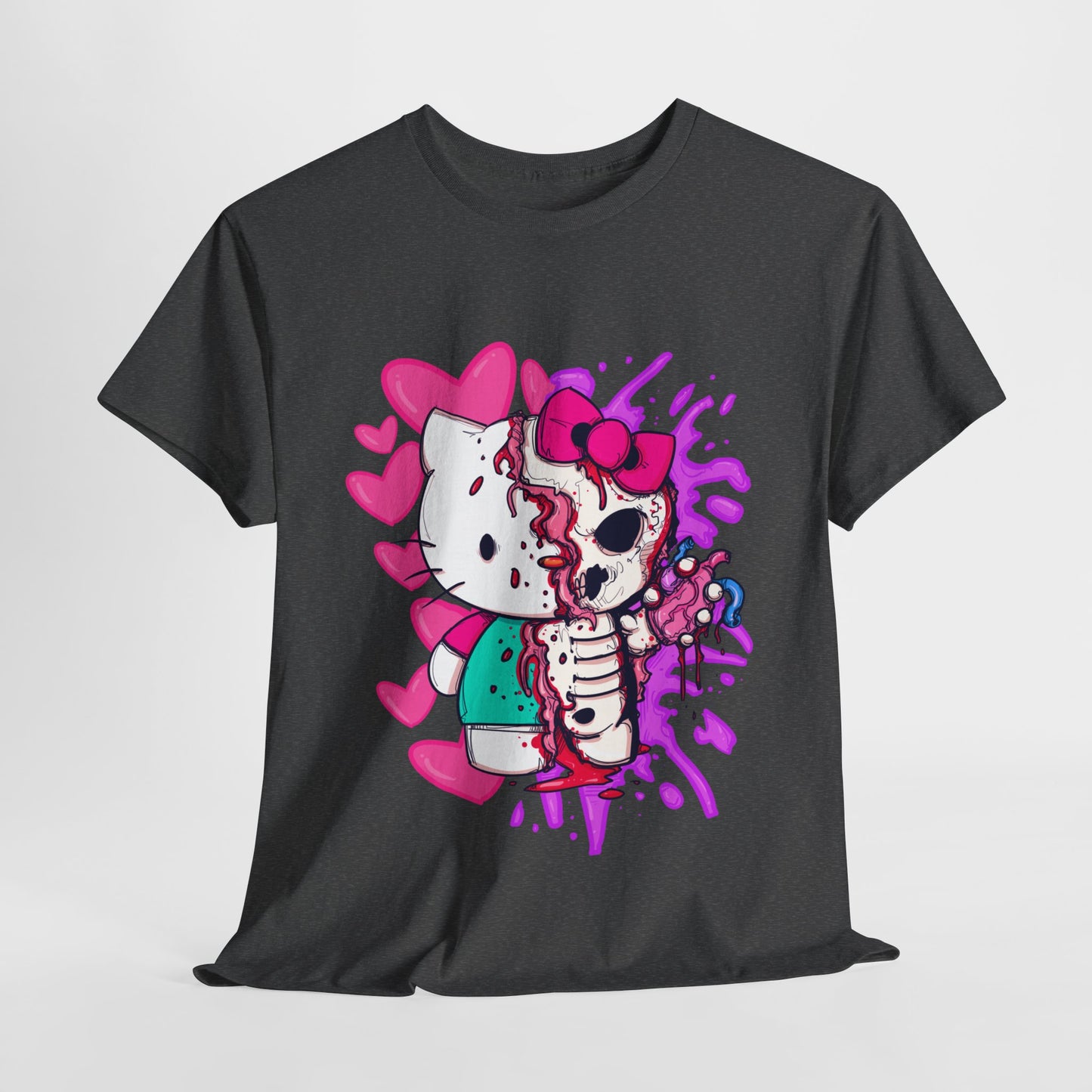 Zombie Kitty Unisex Heavy Cotton Patreon Tee