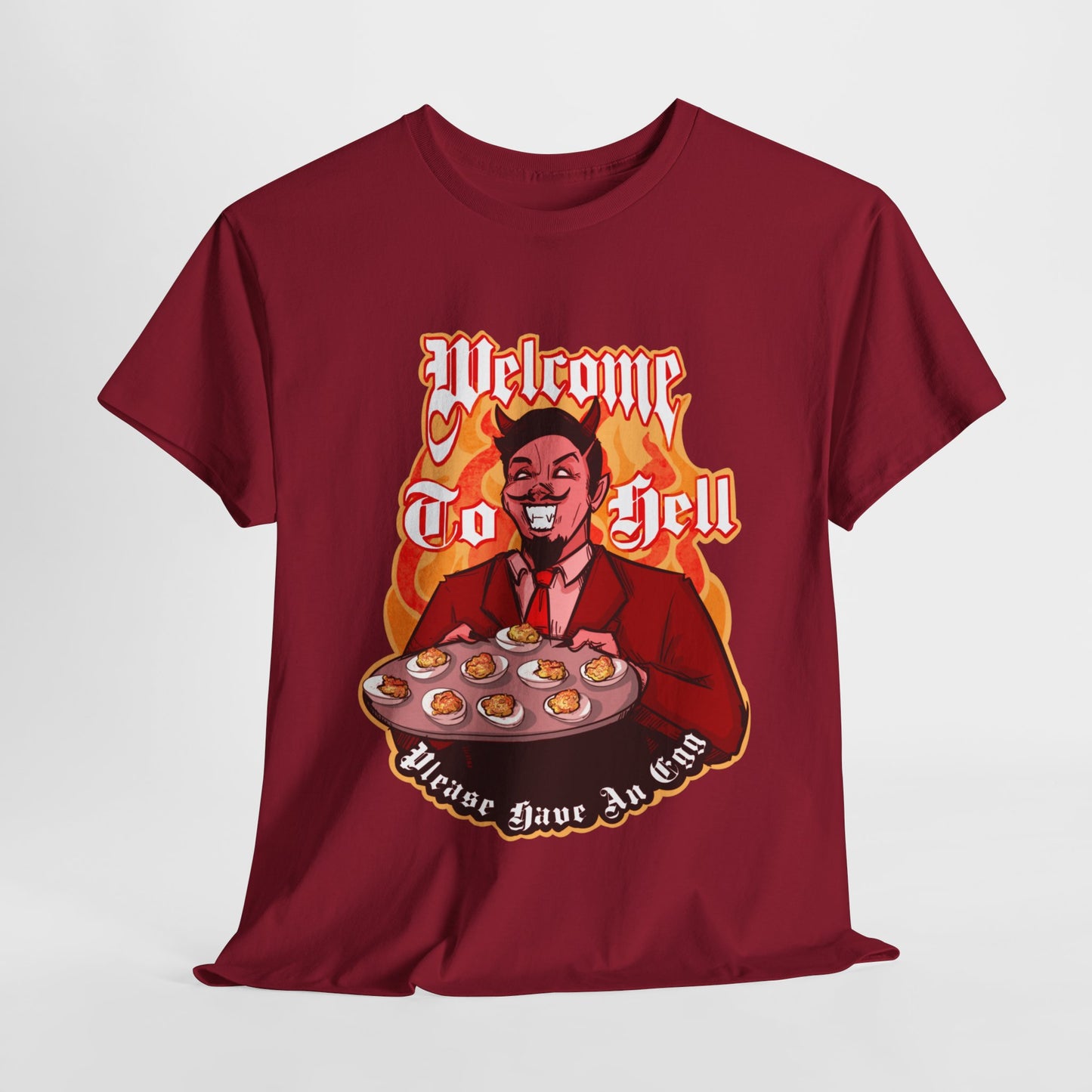 Deviled Eggs Unisex Heavy Cotton Tee
