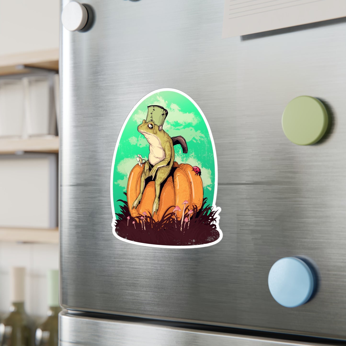 Frogenstein Kiss-Cut Vinyl Decal