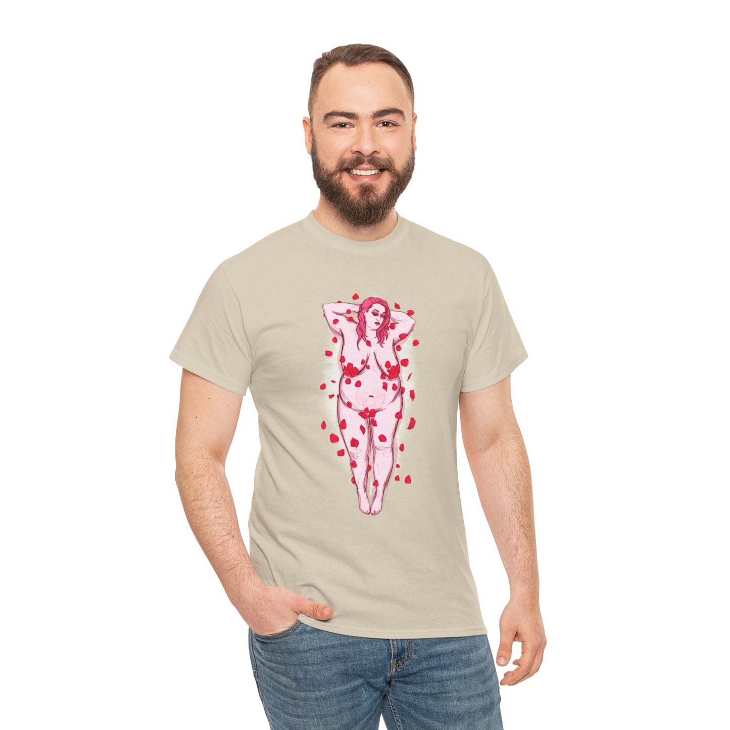 Stretch Heart Unisex Heavy Cotton Tee