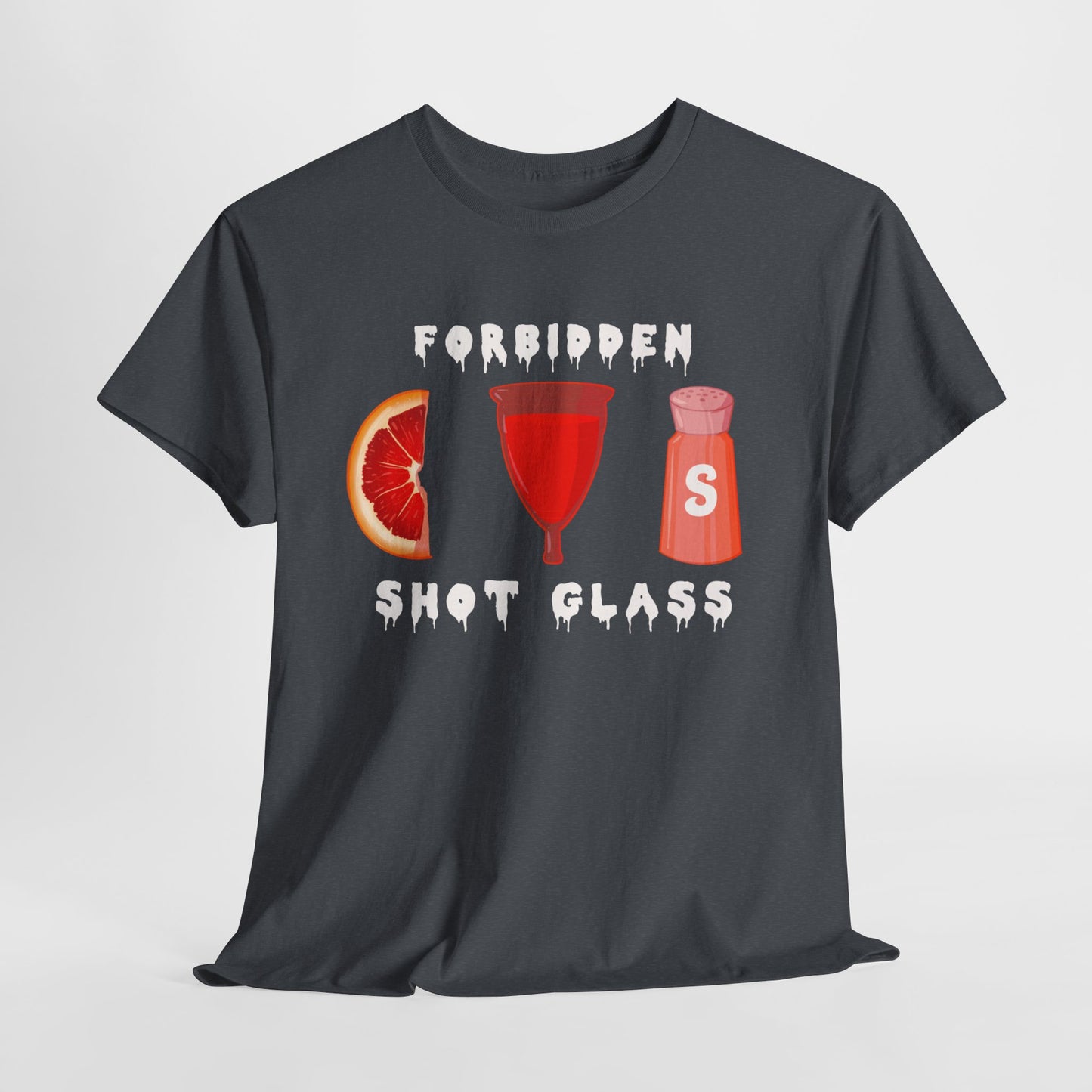 Forbidden Shot Glass Unisex Heavy Cotton Tee