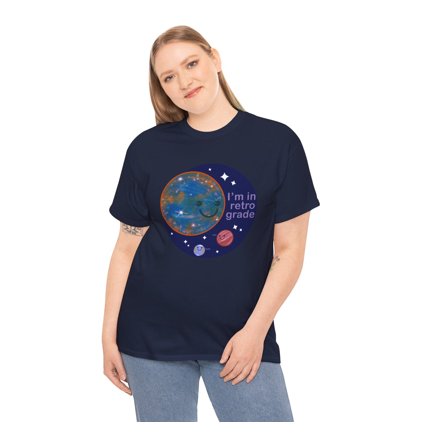 Mercury In Retrograde Unisex Heavy Cotton Tee