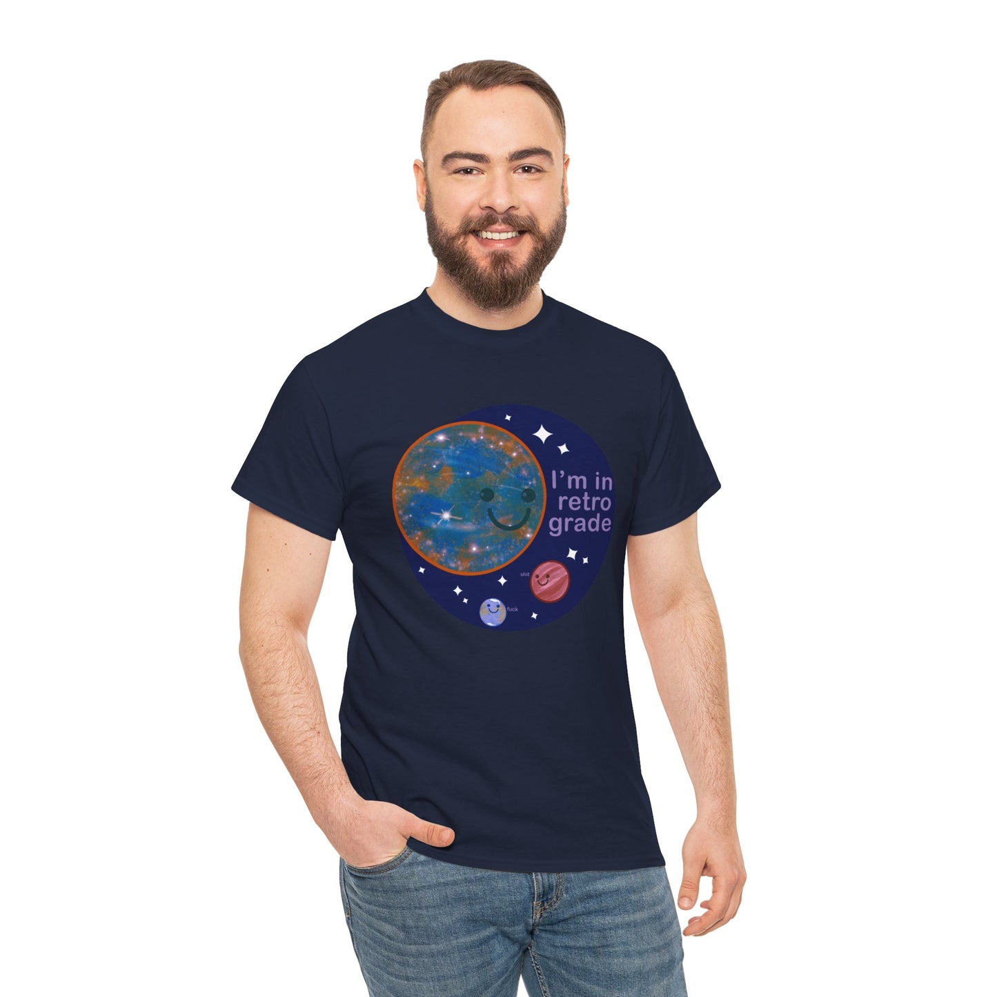 Mercury In Retrograde Unisex Heavy Cotton Tee