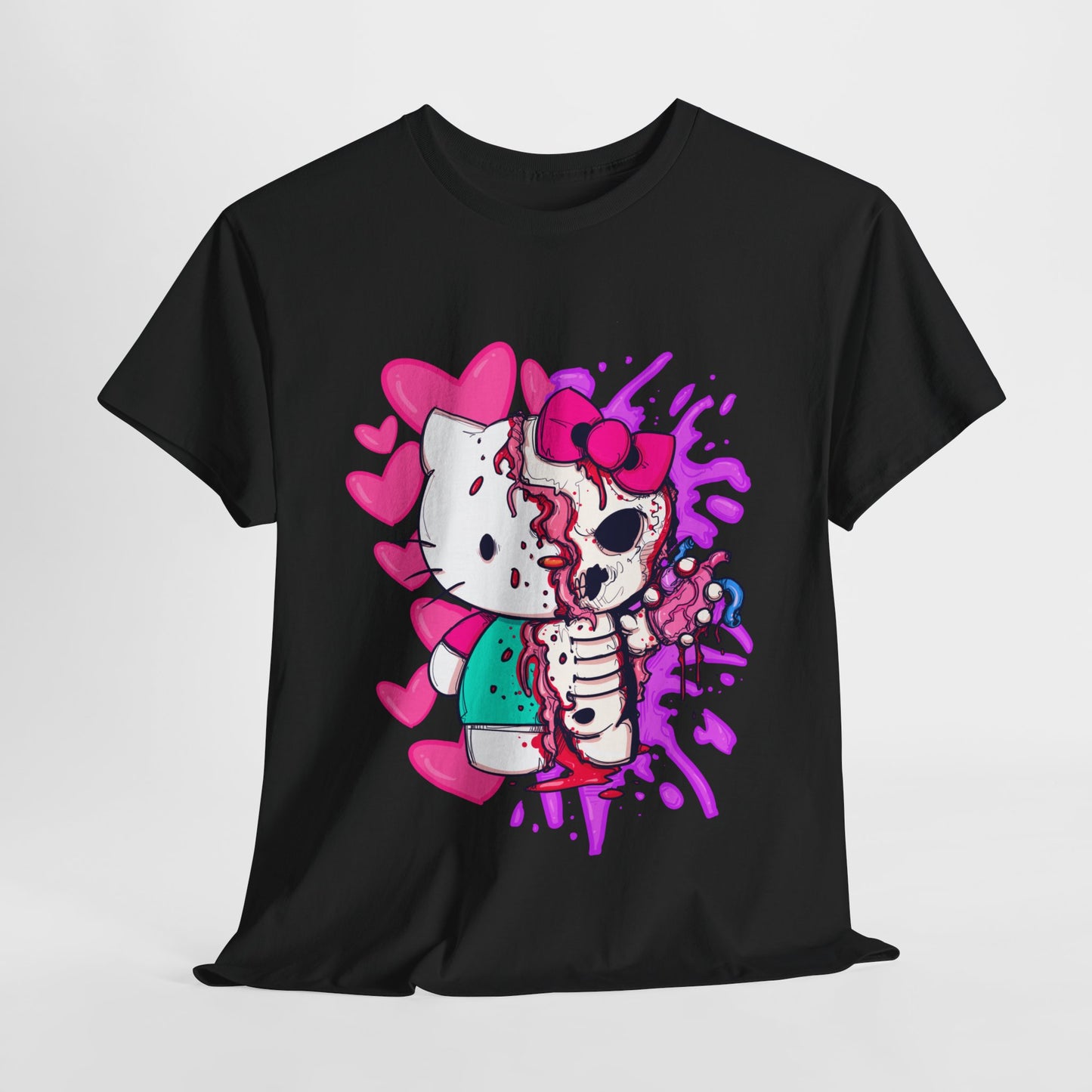 Zombie Kitty Unisex Heavy Cotton Patreon Tee