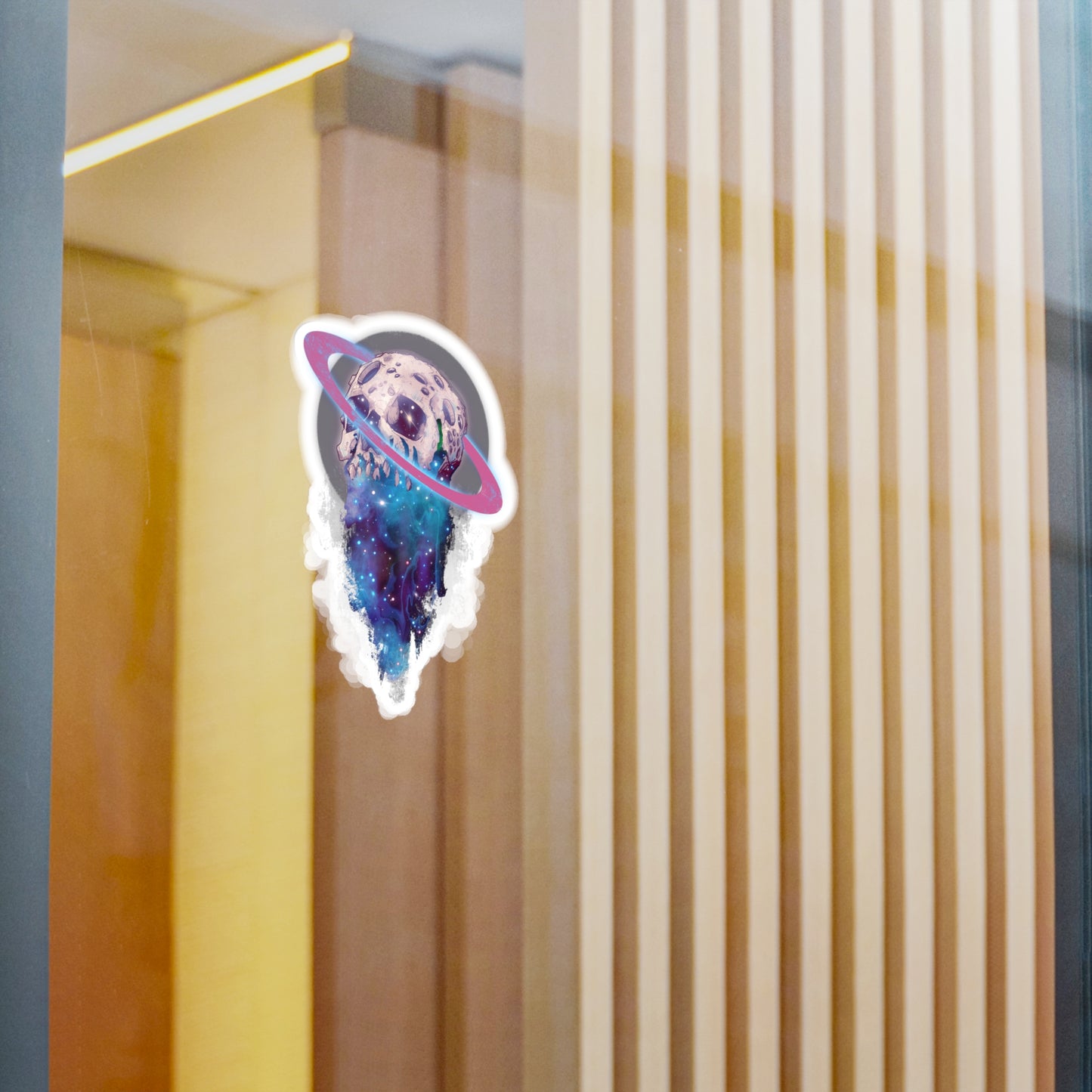 Elemental Skull Space Kiss-Cut Vinyl Decal