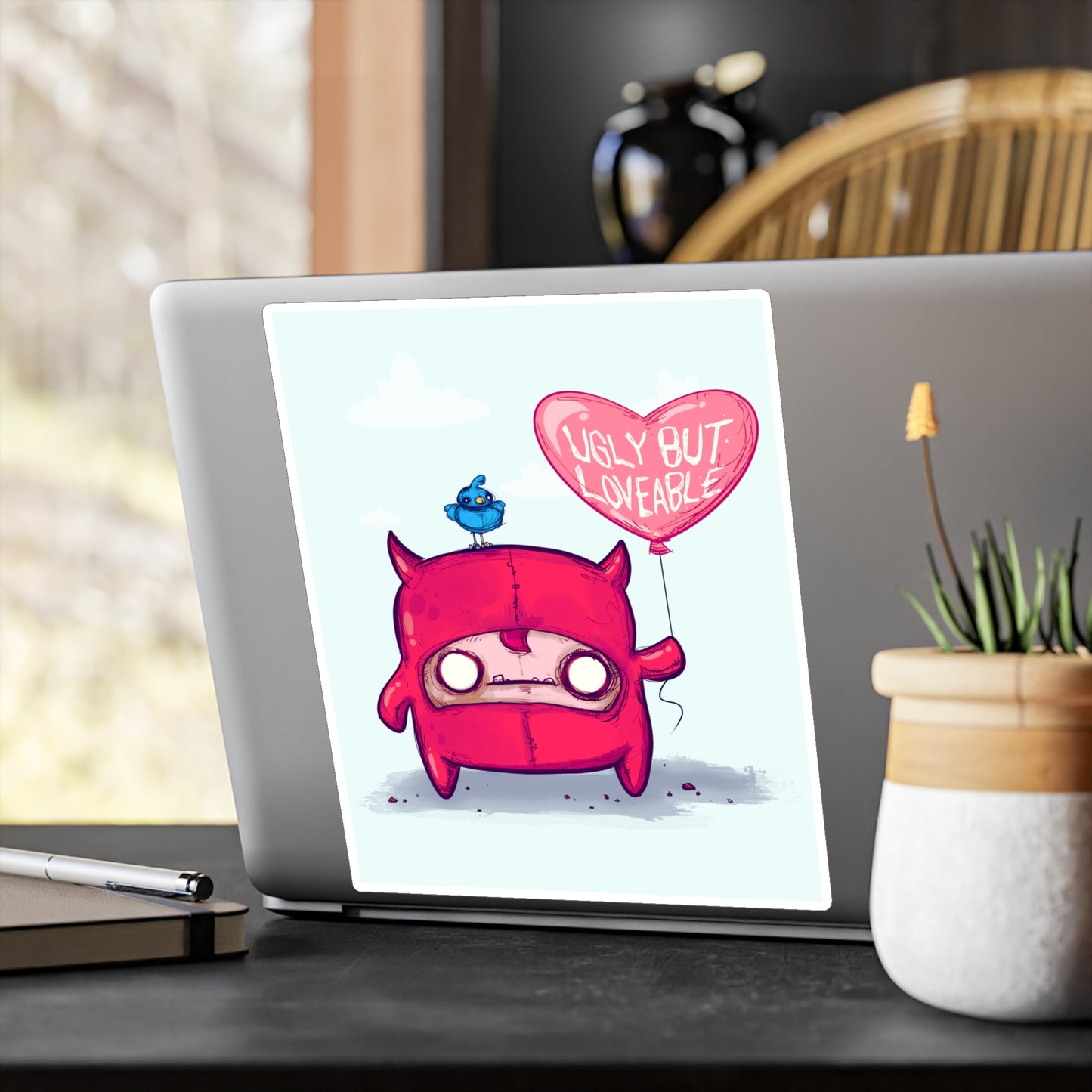 Ugly Boy Kiss-Cut Vinyl Decal