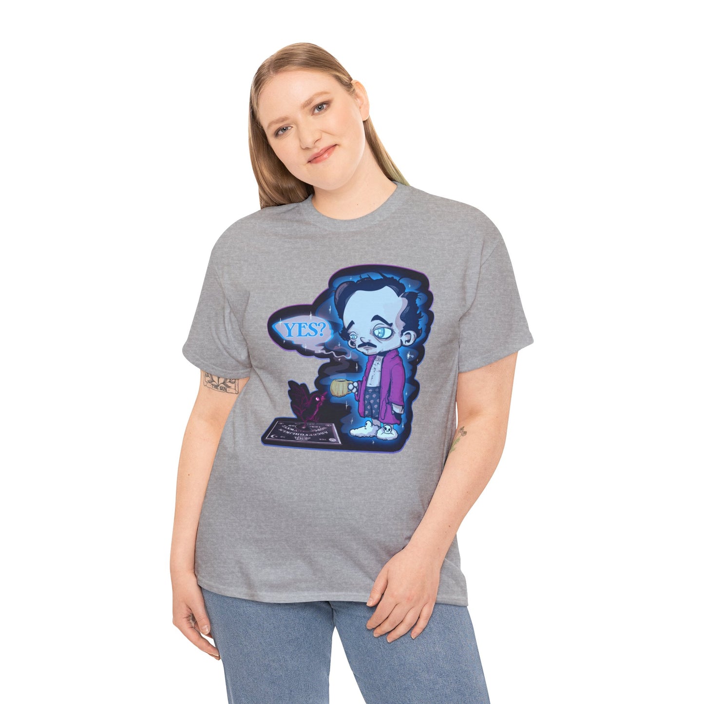Edgar Allan Ghost Unisex Heavy Cotton Tee