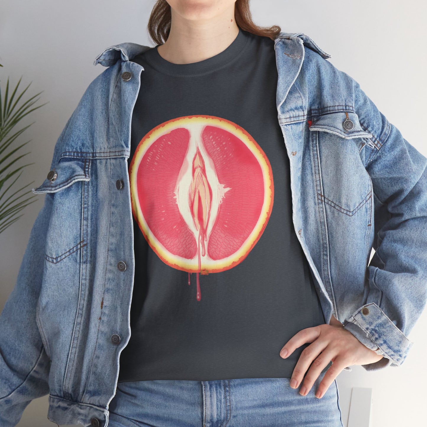 Grapefruit Unisex Heavy Cotton Tee