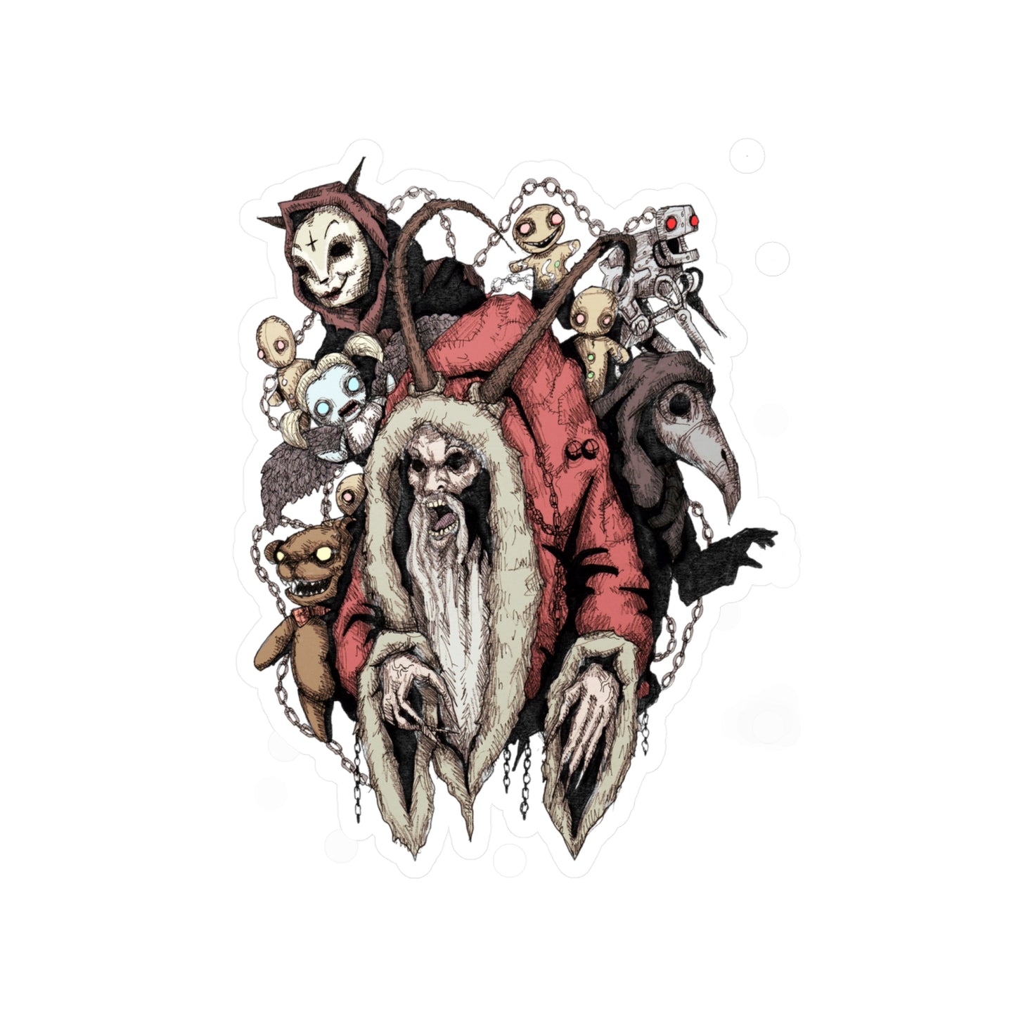 Krampus 2.0 Kiss-Cut Vinyl Decal