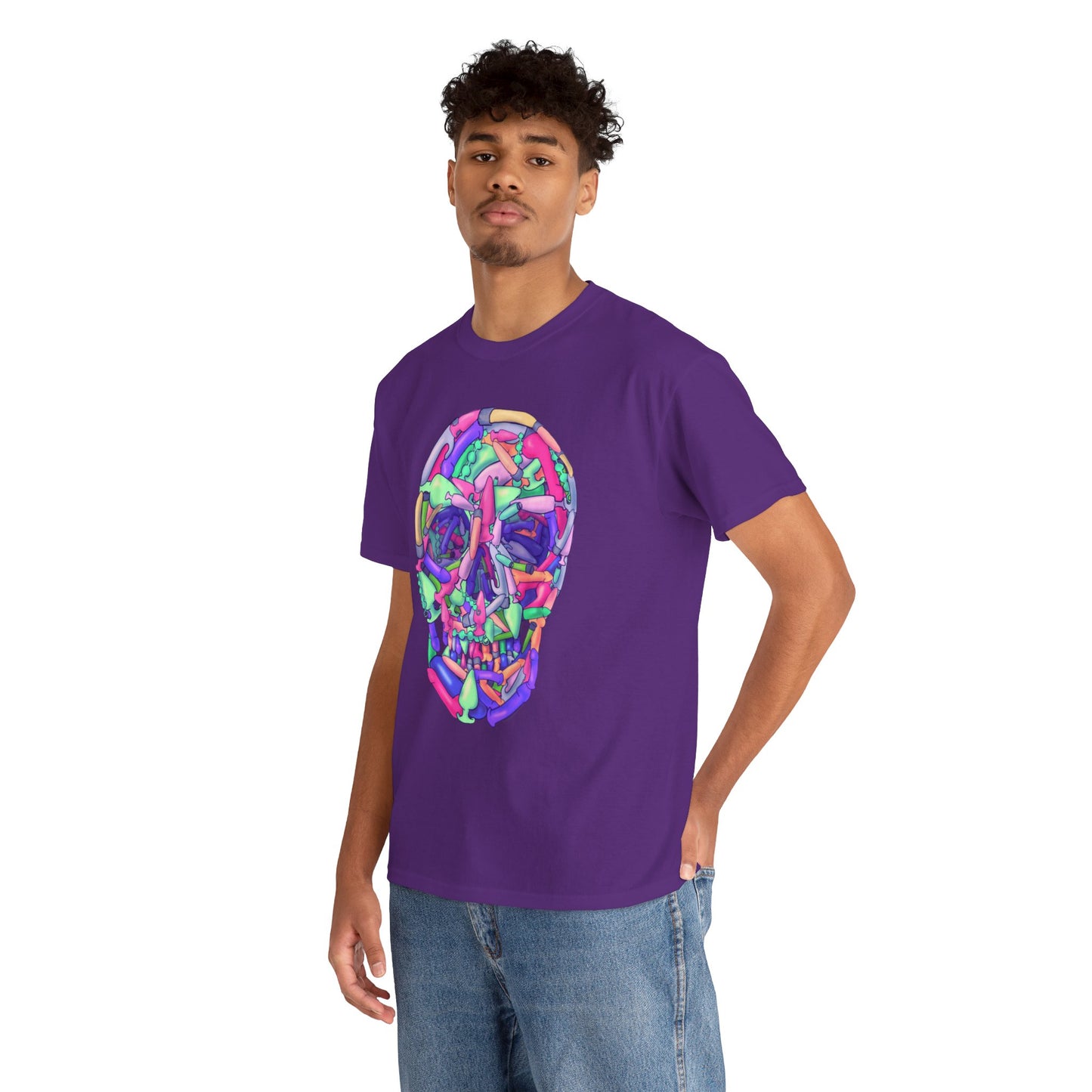 Sex Toy Skull Unisex Heavy Cotton Tee