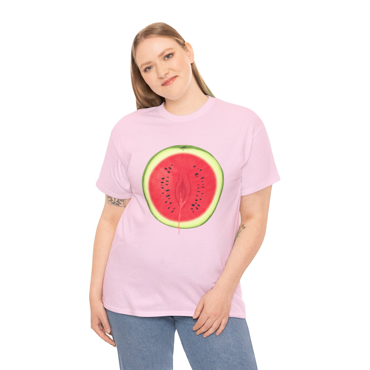 Juicy Watermelon Unisex Heavy Cotton Tee
