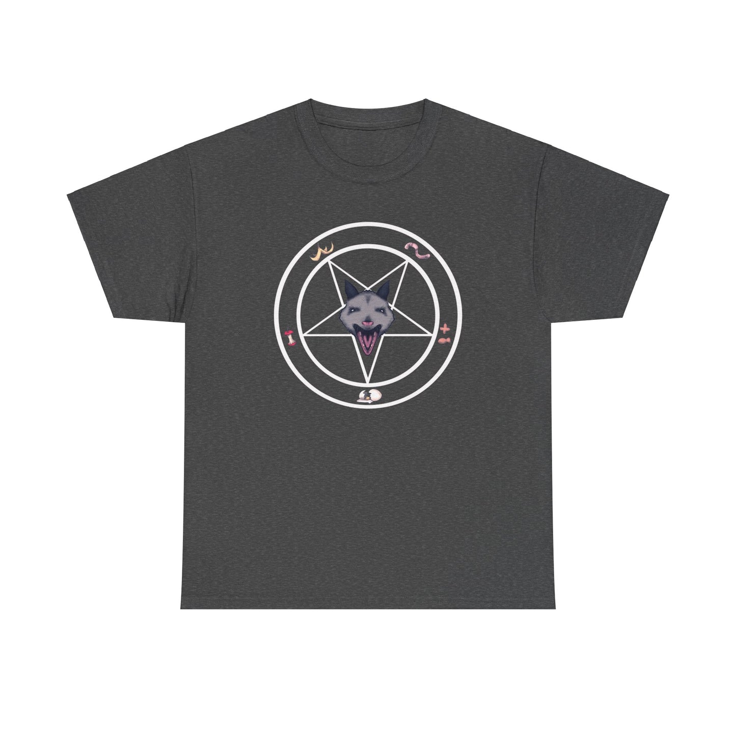 Opossum Pentagram Unisex Heavy Cotton Tee