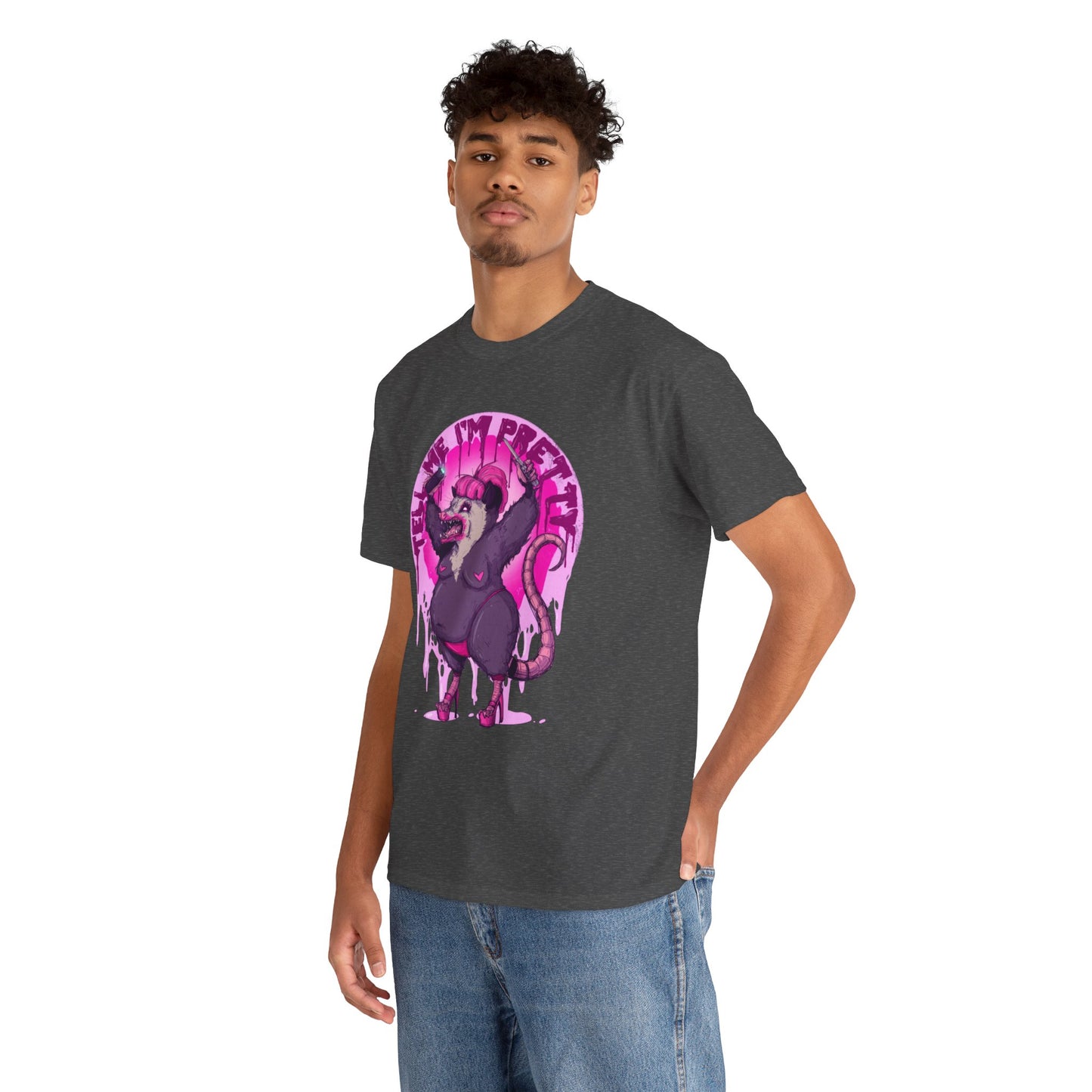 Pretty Opossum Unisex Heavy Cotton Tee