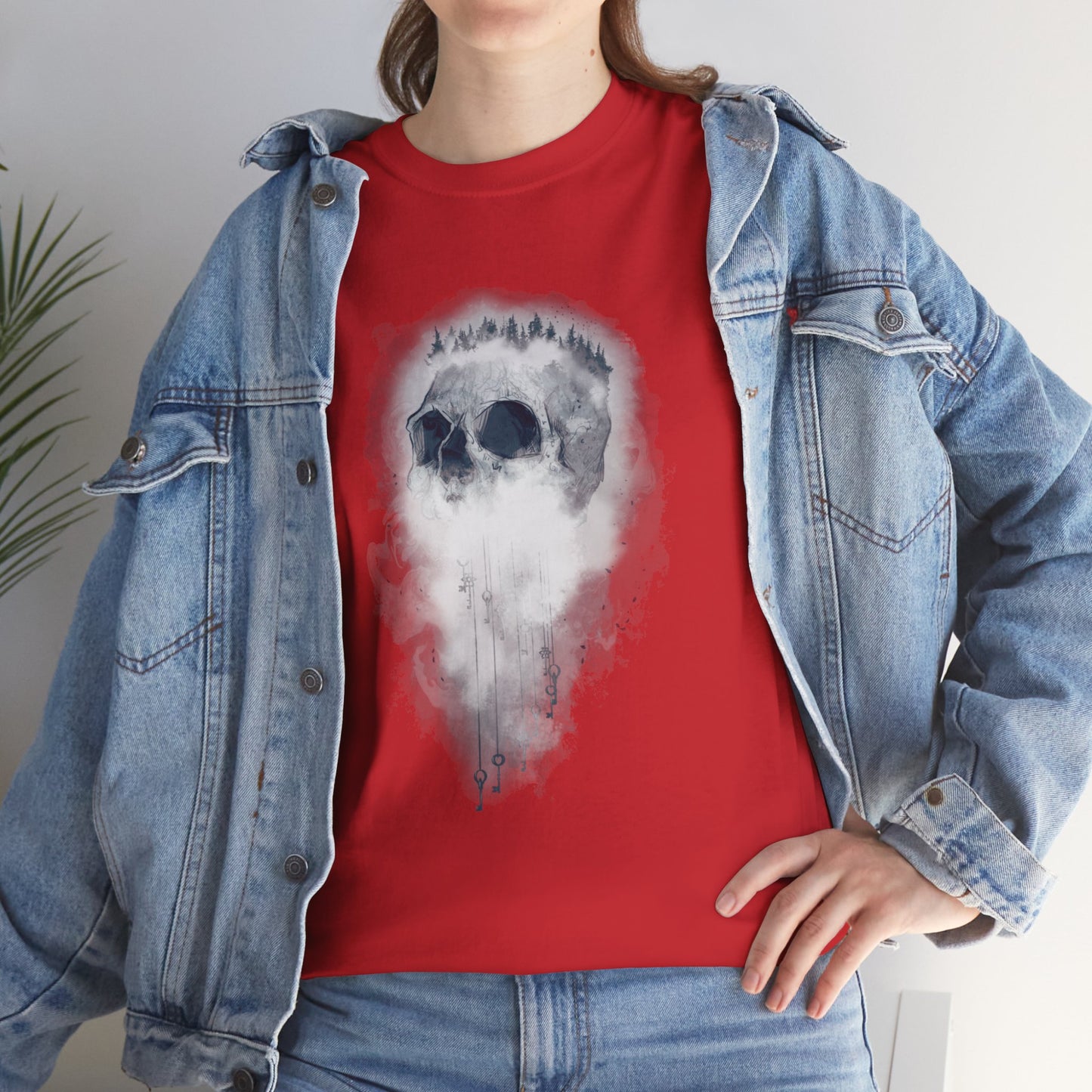 Elemental Skull Air Unisex Heavy Cotton Tee