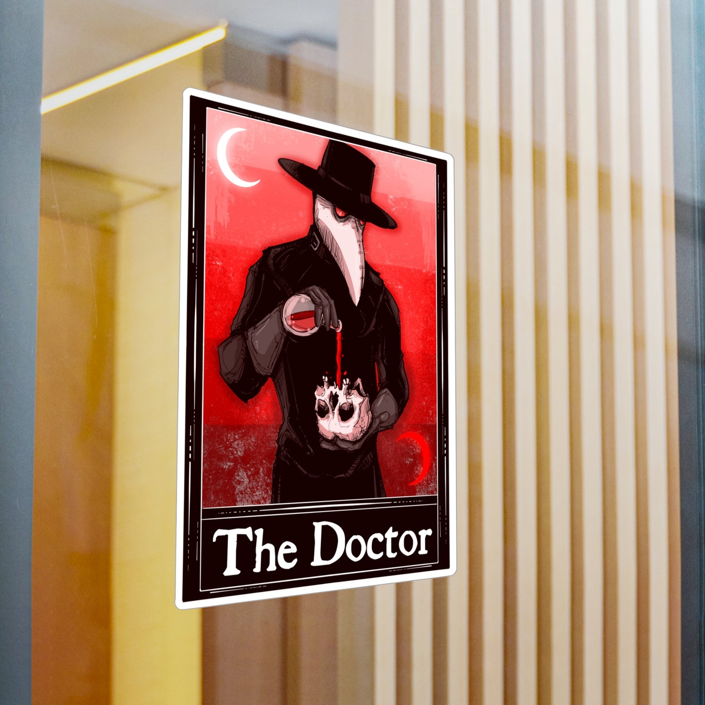 The Doctor Tarot Kiss-Cut Vinyl Decal