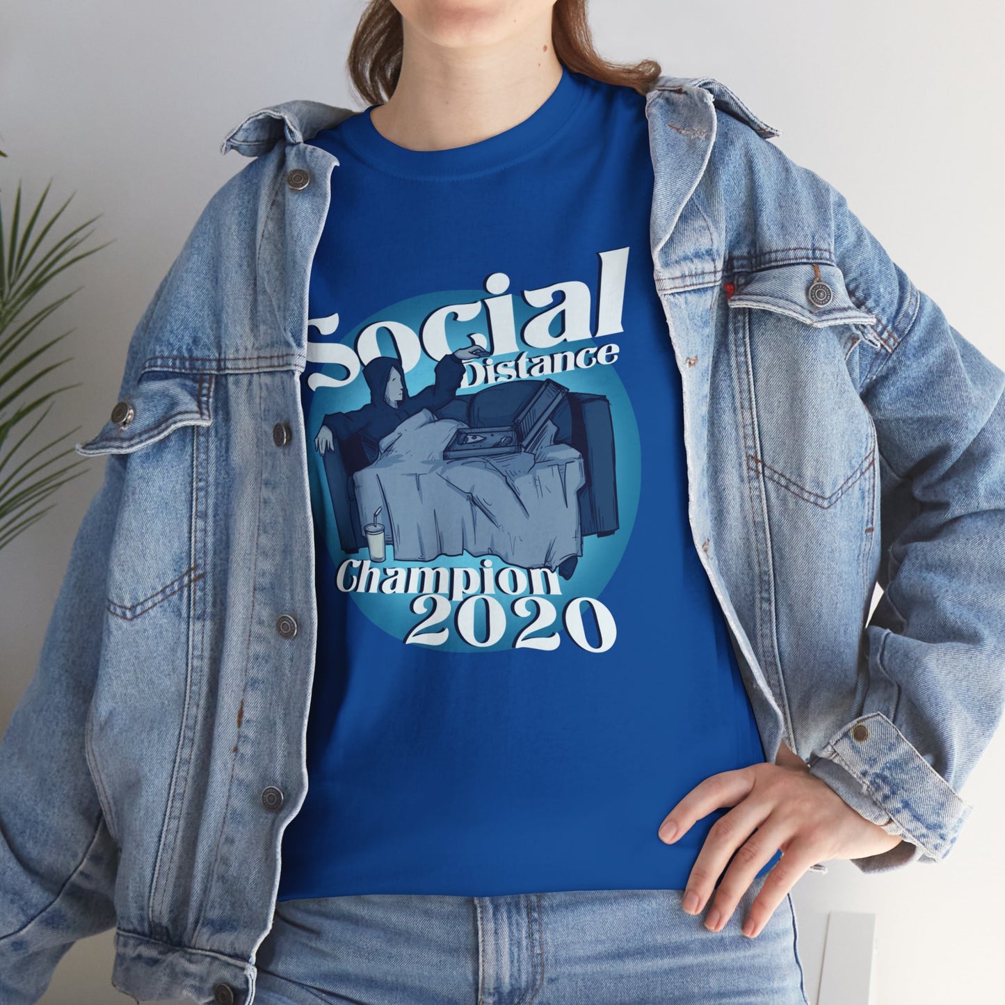 Social Distance Champion Unisex Heavy Cotton Tee