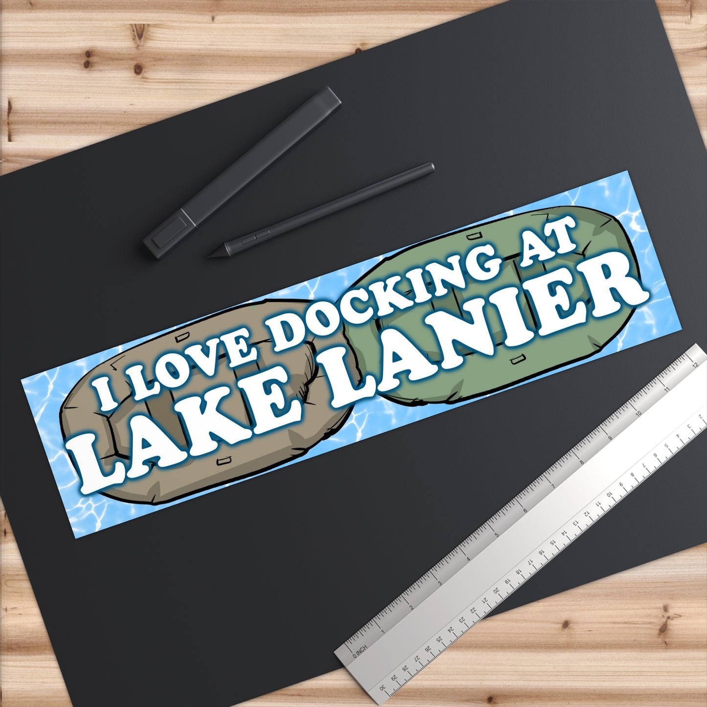Lake Lanier Docking Bumper Stickers