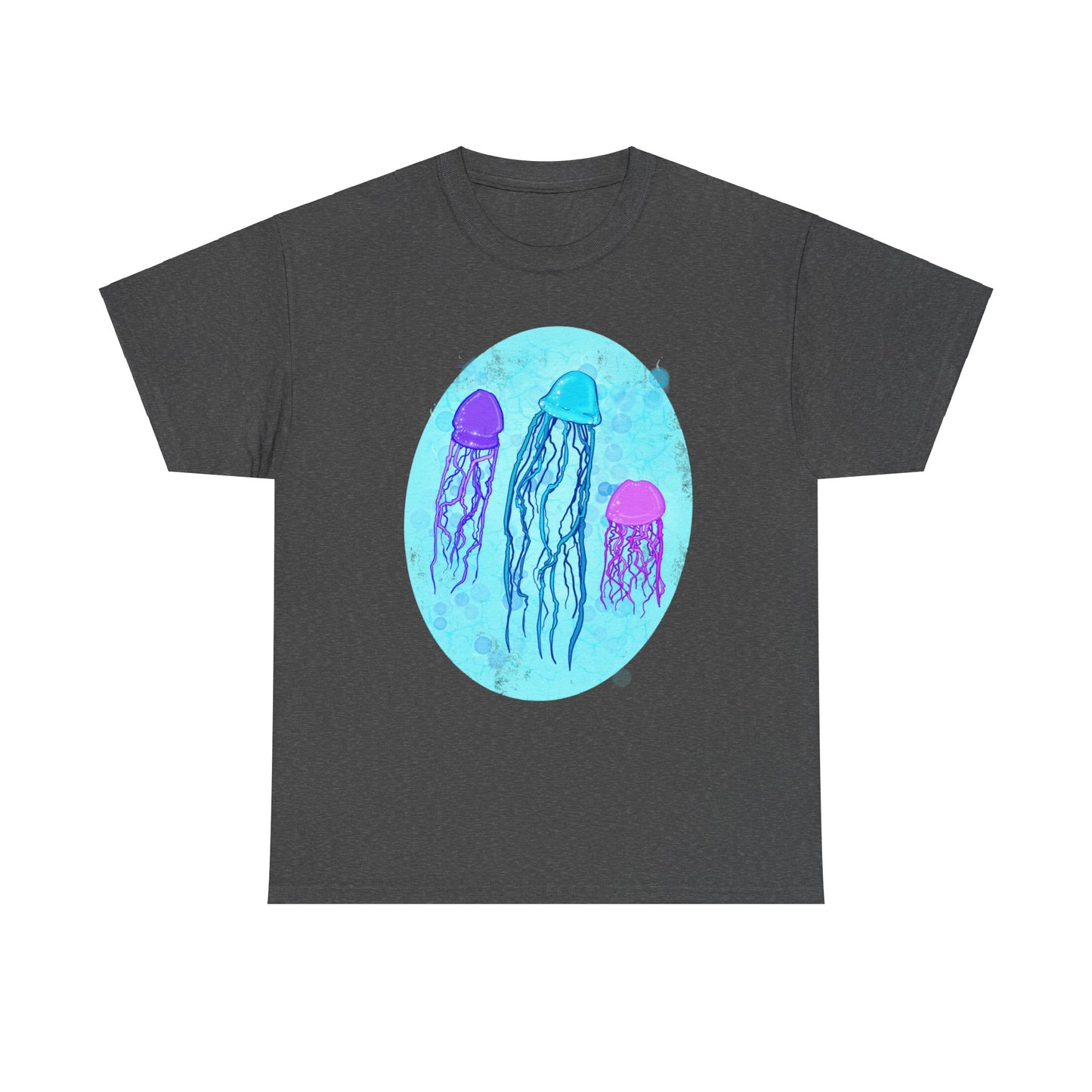 Jellyfish Varieties Unisex Heavy Cotton Tee