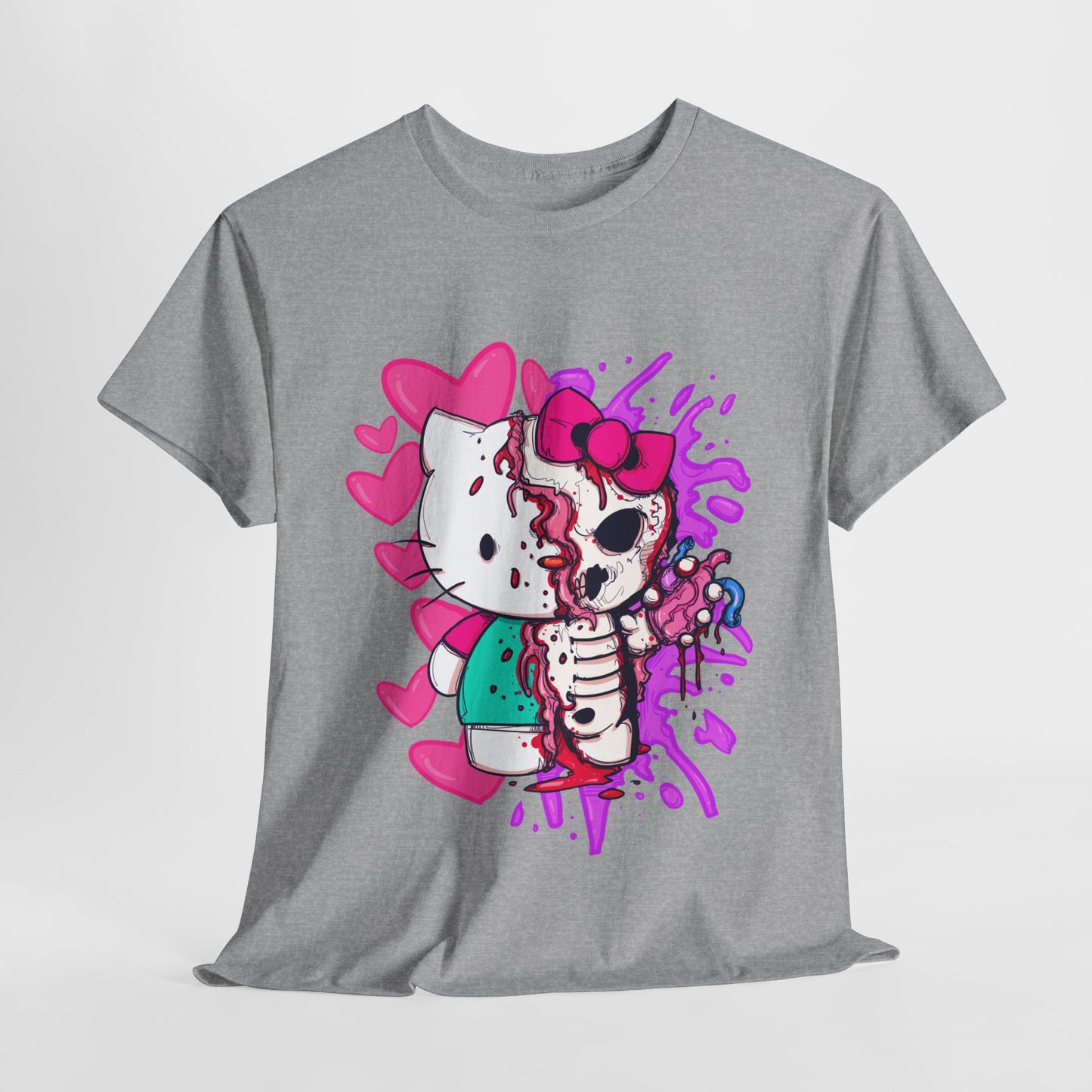 Zombie Kitty Unisex Heavy Cotton Patreon Tee