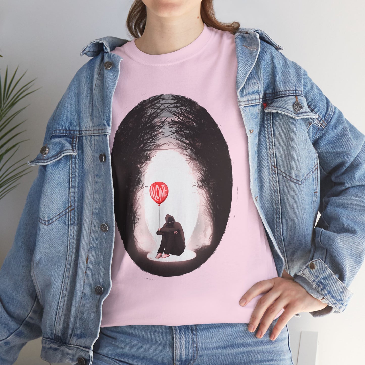 Forever Alone Unisex Heavy Cotton Tee