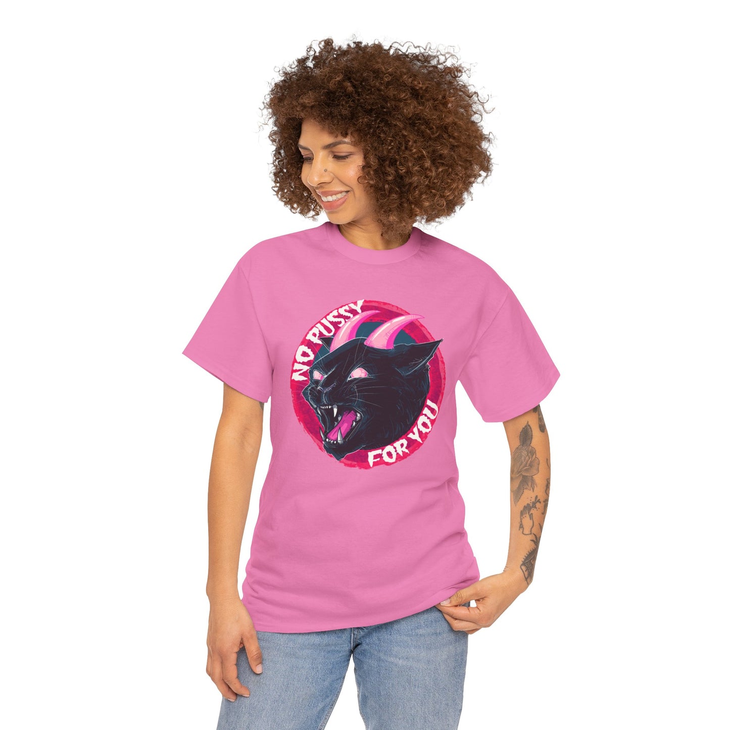 No Pussy For You Unisex Heavy Cotton Tee