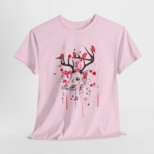 Cervidae Unisex Heavy Cotton Tee