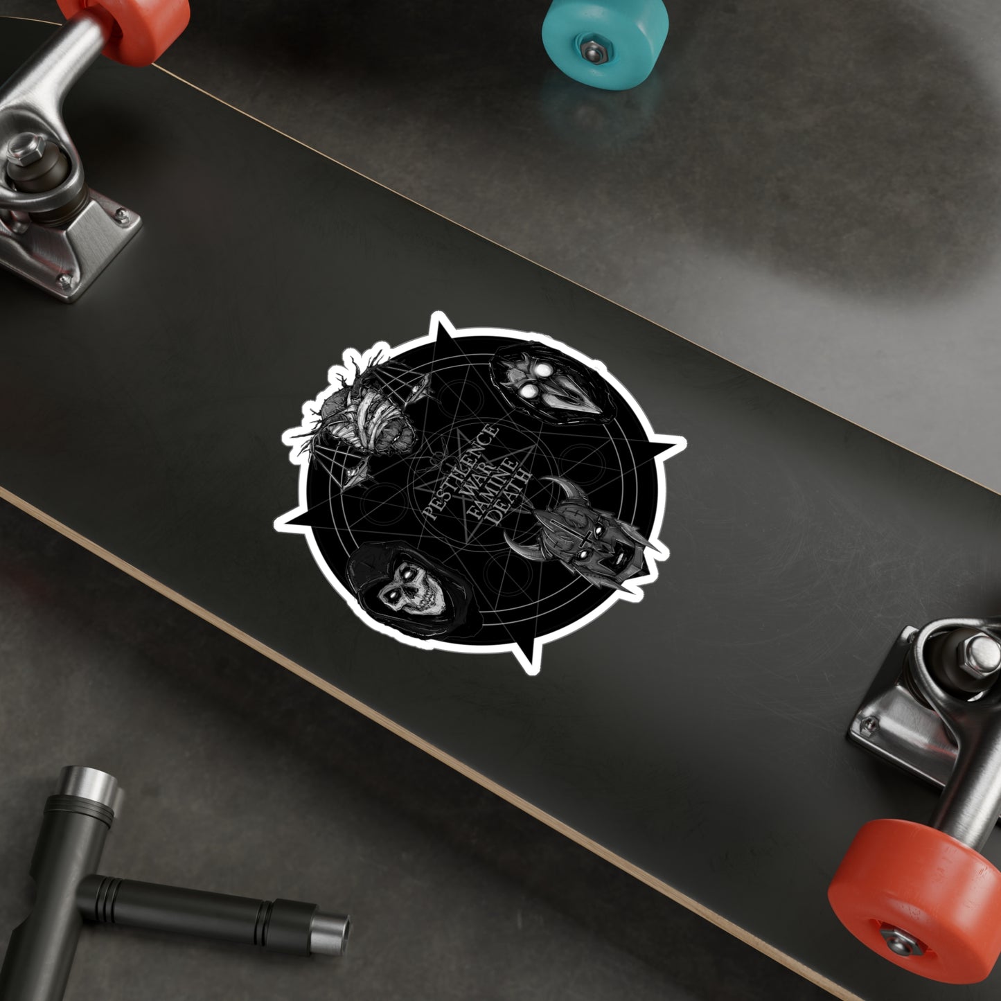 Four Horseman Kiss-Cut Vinyl Decal