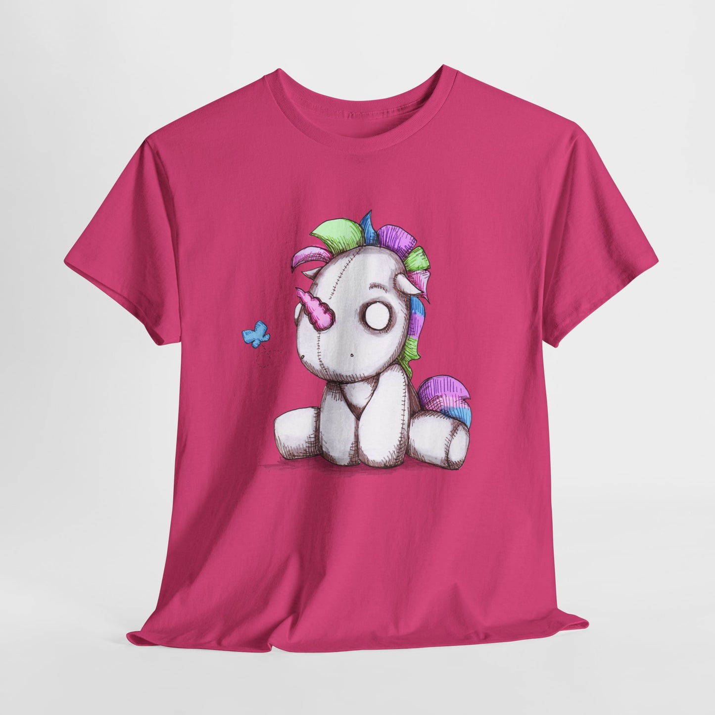 Plushie Unicorn Unisex Heavy Cotton Tee
