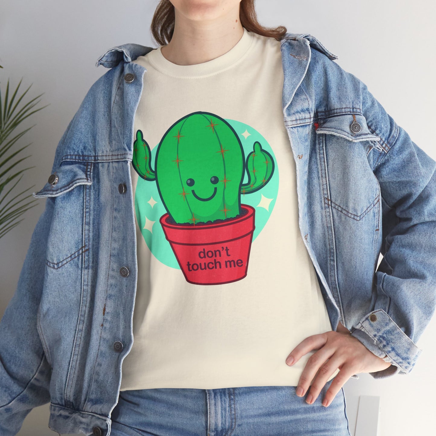 Don't Touch Me Unisex Heavy Cotton Tee