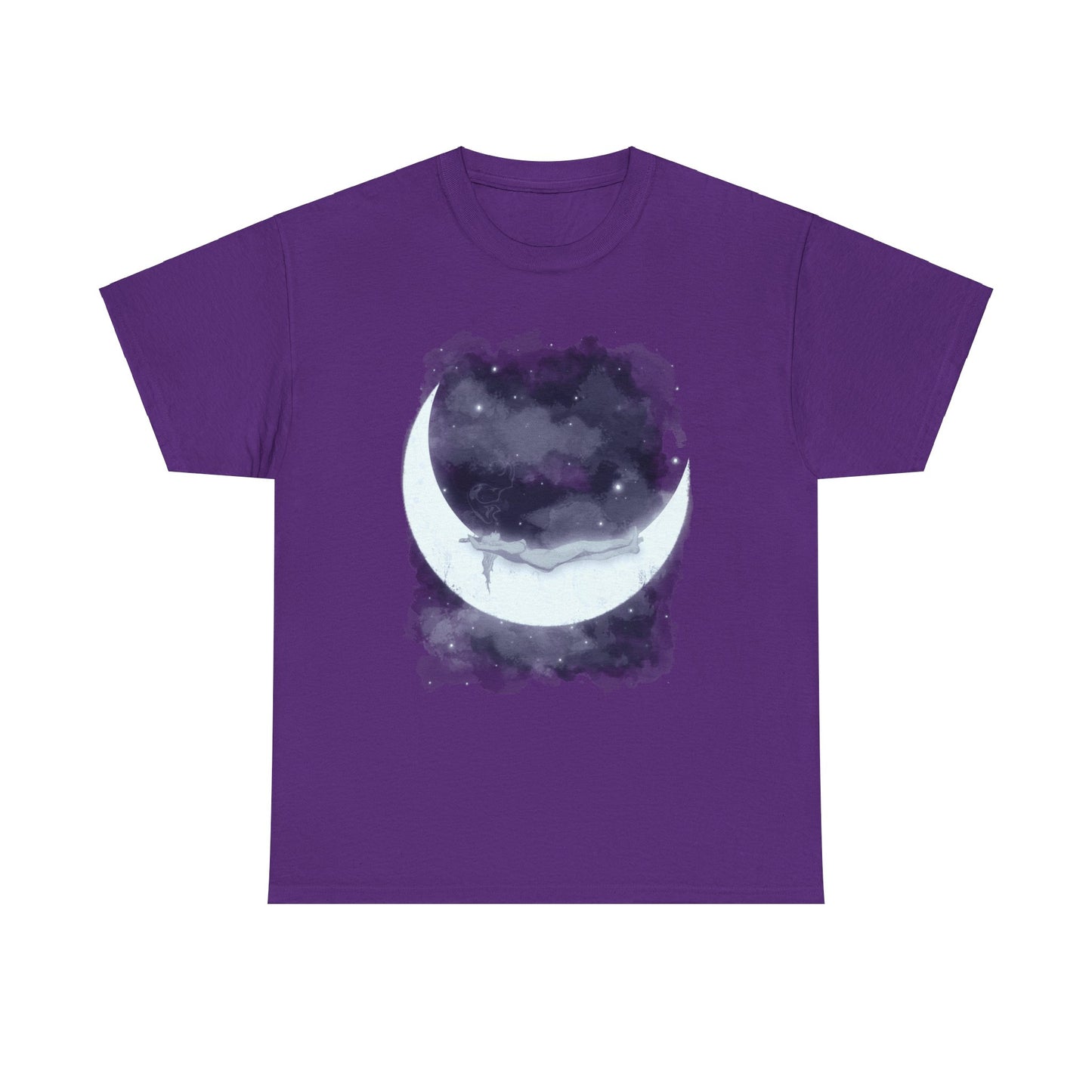 The Girl Who Loved The Moon Unisex Heavy Cotton Tee