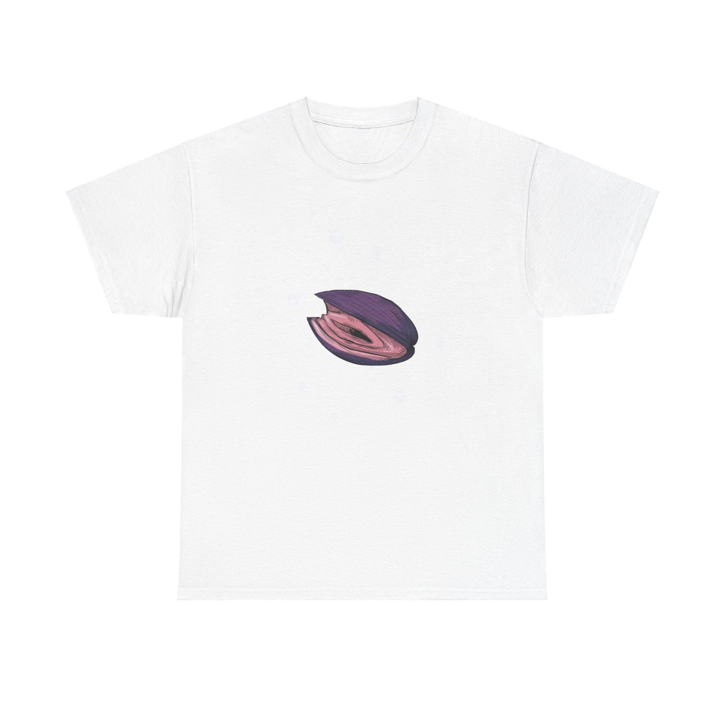 Pink Clam Unisex Heavy Cotton Tee
