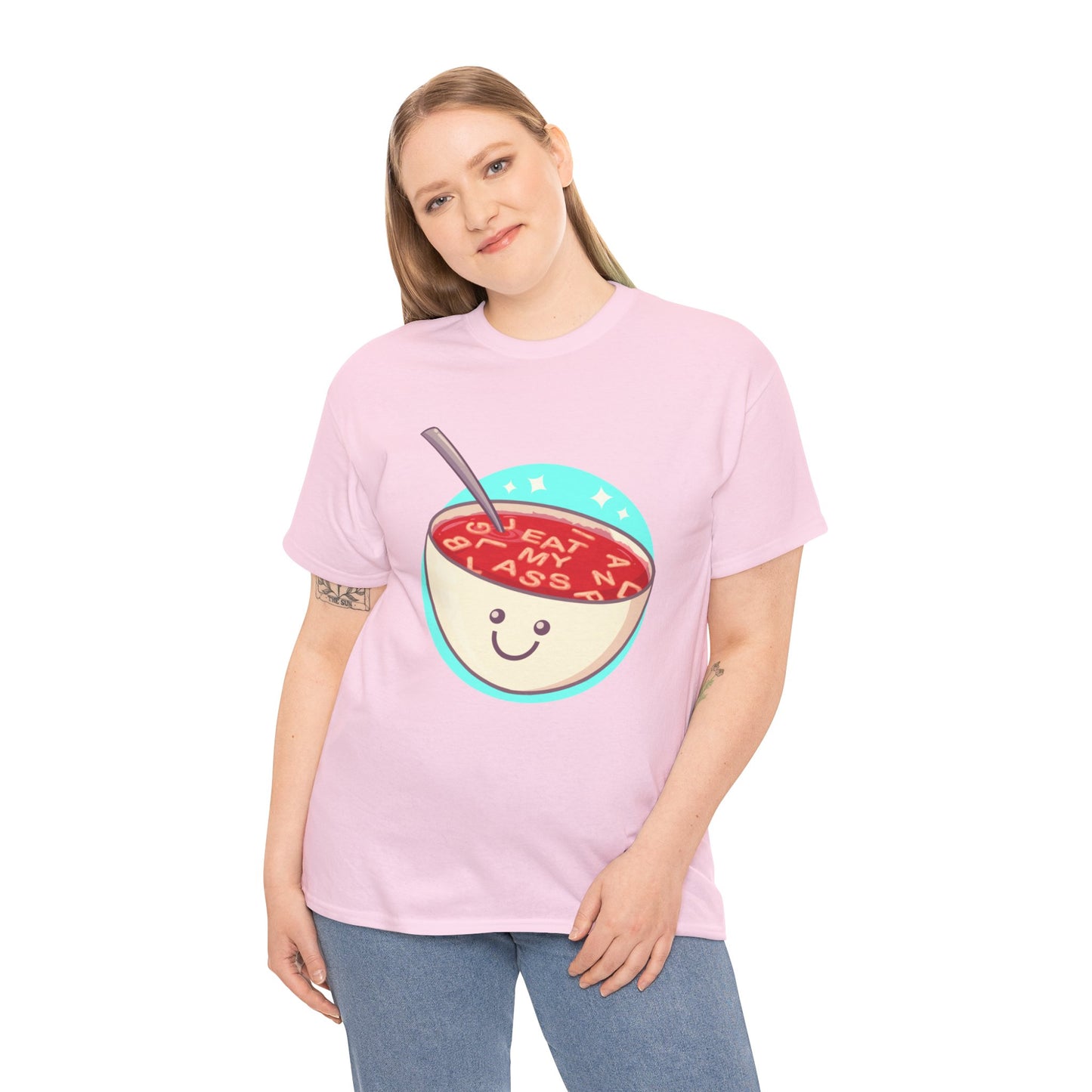 Alphabet Soup Unisex Heavy Cotton Tee