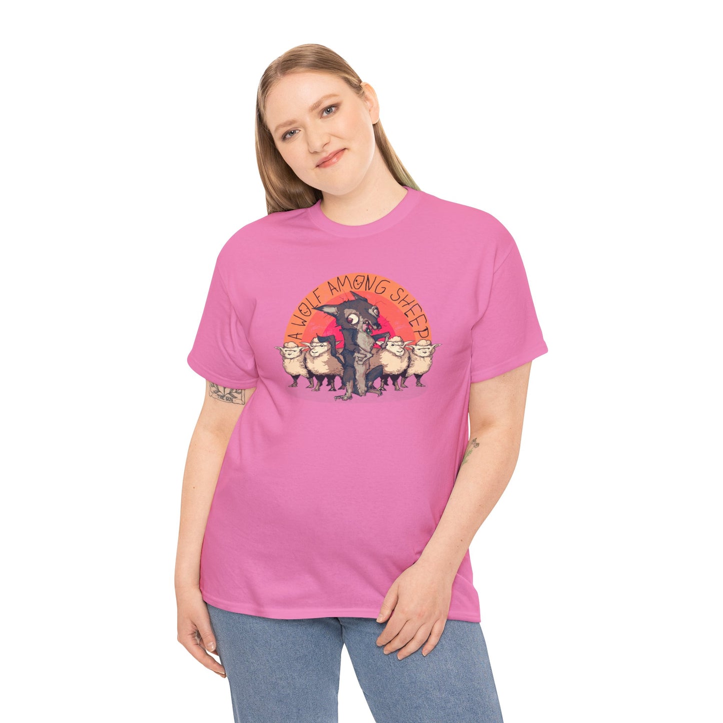 A Wolf Among Sheep Unisex Heavy Cotton Tee
