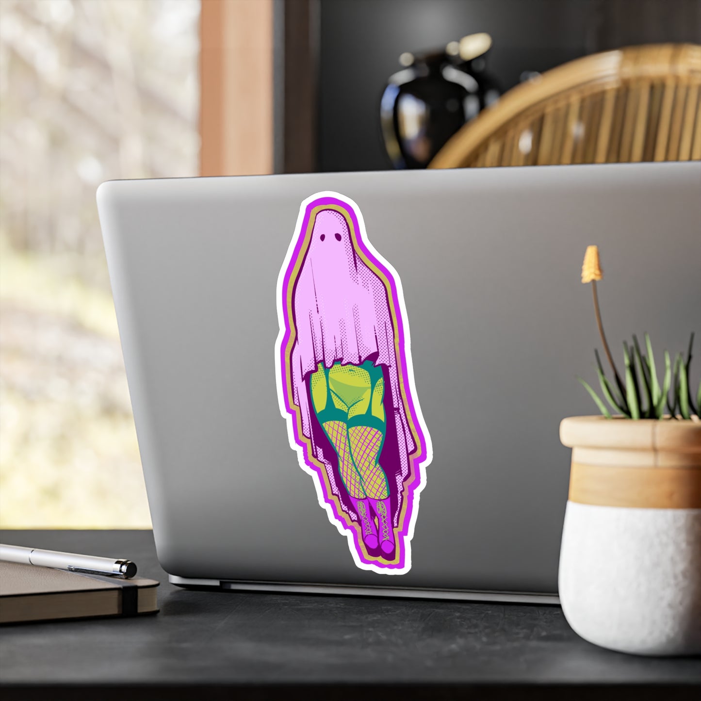Sexy Ghost Kiss-Cut Vinyl Decal