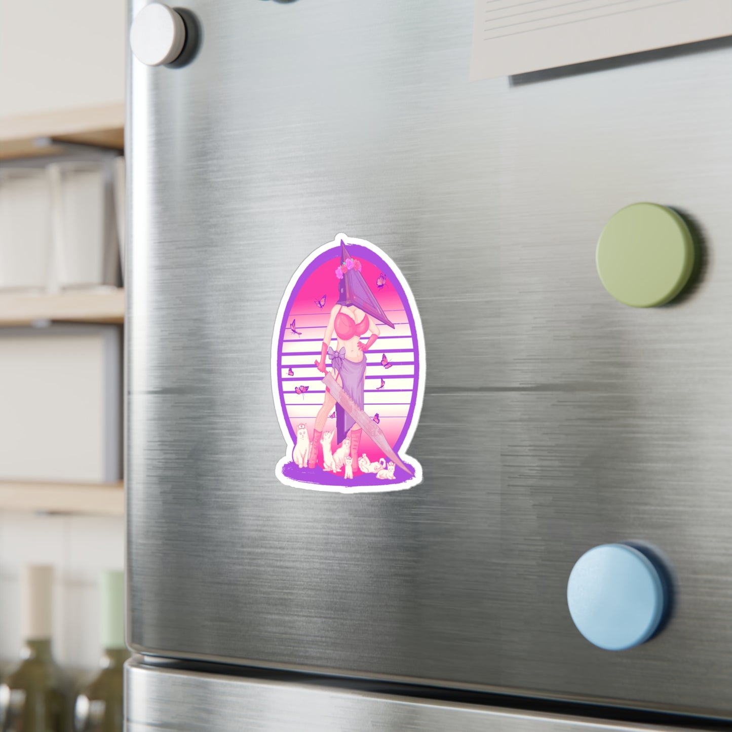 Pyramid Mommy Kiss-Cut Vinyl Decal